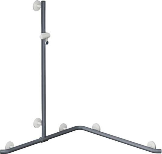 950.35.33091 Поручень для душа с выдвижным держателем для душа HEWI Greifen 