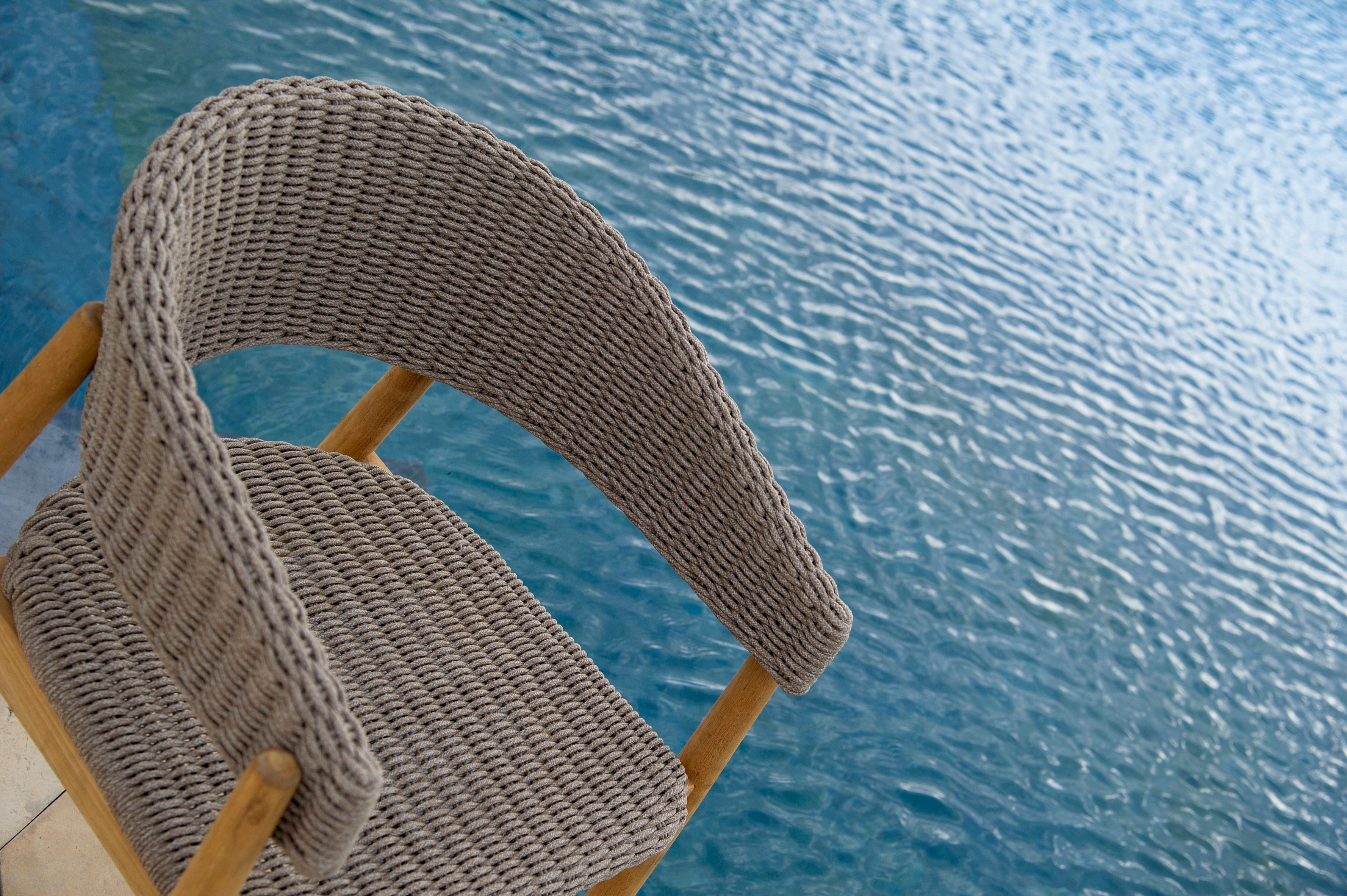 Садовый стул из синтетического материала с подлокотниками Unopiù Pevero ARCH-00019510 - Вид №4