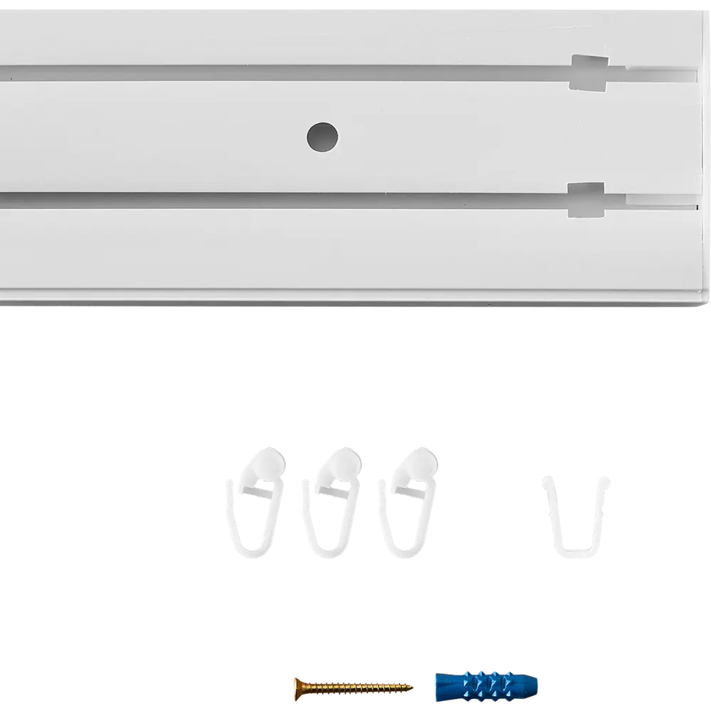 Двухрядный потолочный карниз Inspire для гардин и тюля 160 см 87768915 STLM-1469870 - Вид №1