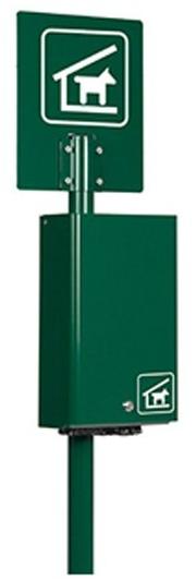 Lazzari Алюминиевый мусорный бак для собачьих экскрементов  Ar245  - Вид №1