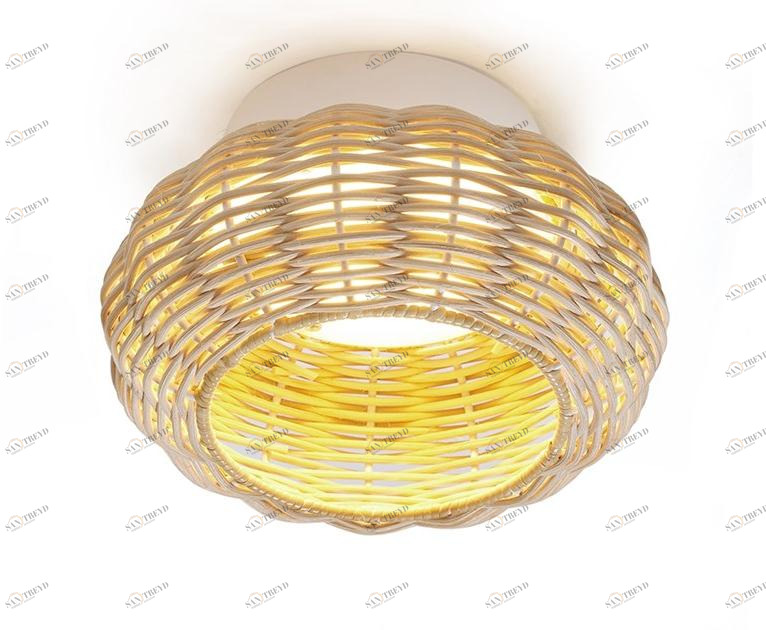 luxcambra Плетеный светодиодный потолочный светильник ручной работы Niuet Niuet_ceiling_1346