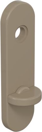 230.21RNR Короткая пластина для унитаза (р-техник) HEWI System 162 | Polyamid  - Вид №3