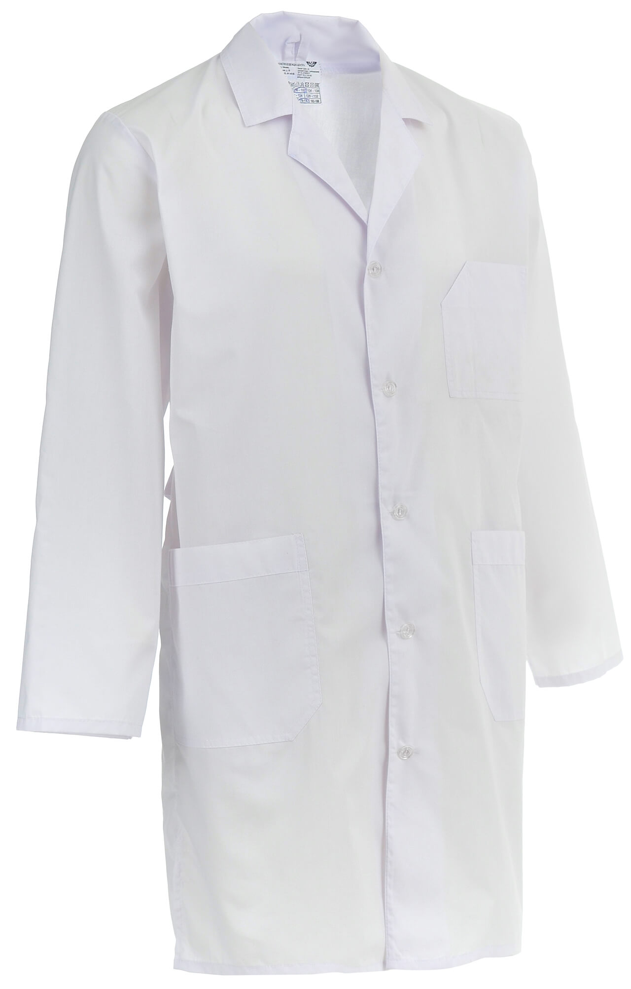 66253 Халат "Сервис" мужской белый  Медицинская одежда  размер 64-66/170-176 Спецодежда  - Вид №2