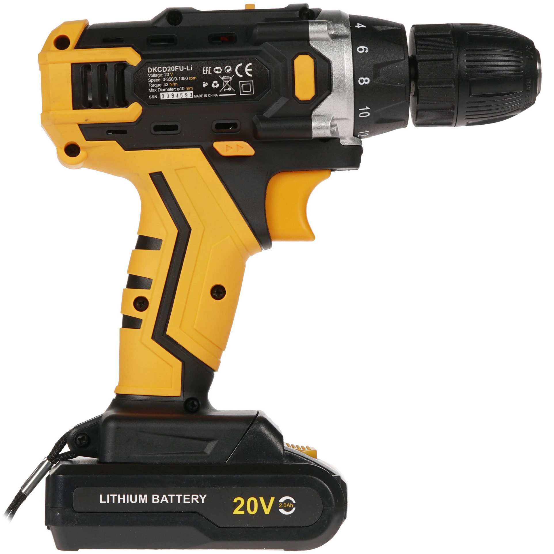 Дрель-шуруповерт DEKO DKCD20FU-Li 063-4135 5304490 STDN-0044934 - Вид №1