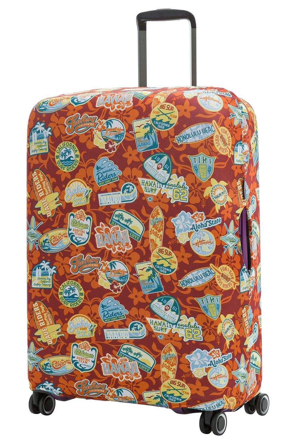 EBH678-L Чехол для чемодана большой EBH678 L Red Collage Eberhart 