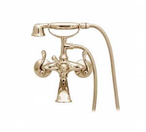 Gentry Home Смеситель для умывальника на три отверстия с выдвижным краном Tiffany Incalux GH101906