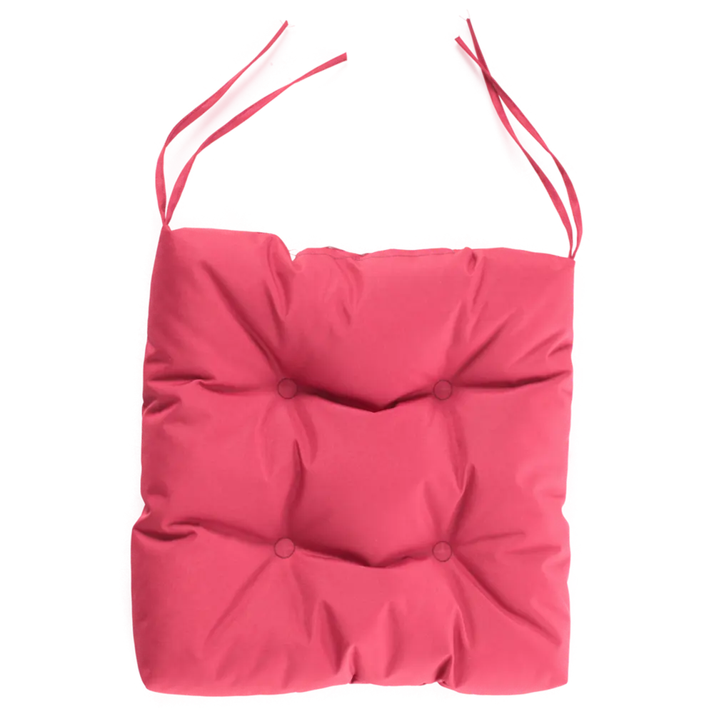 ТУБА-ДУБА Подушка для стула Вишнёвая 40х40 см - уютные посиделки 84707780 STLM-0053909