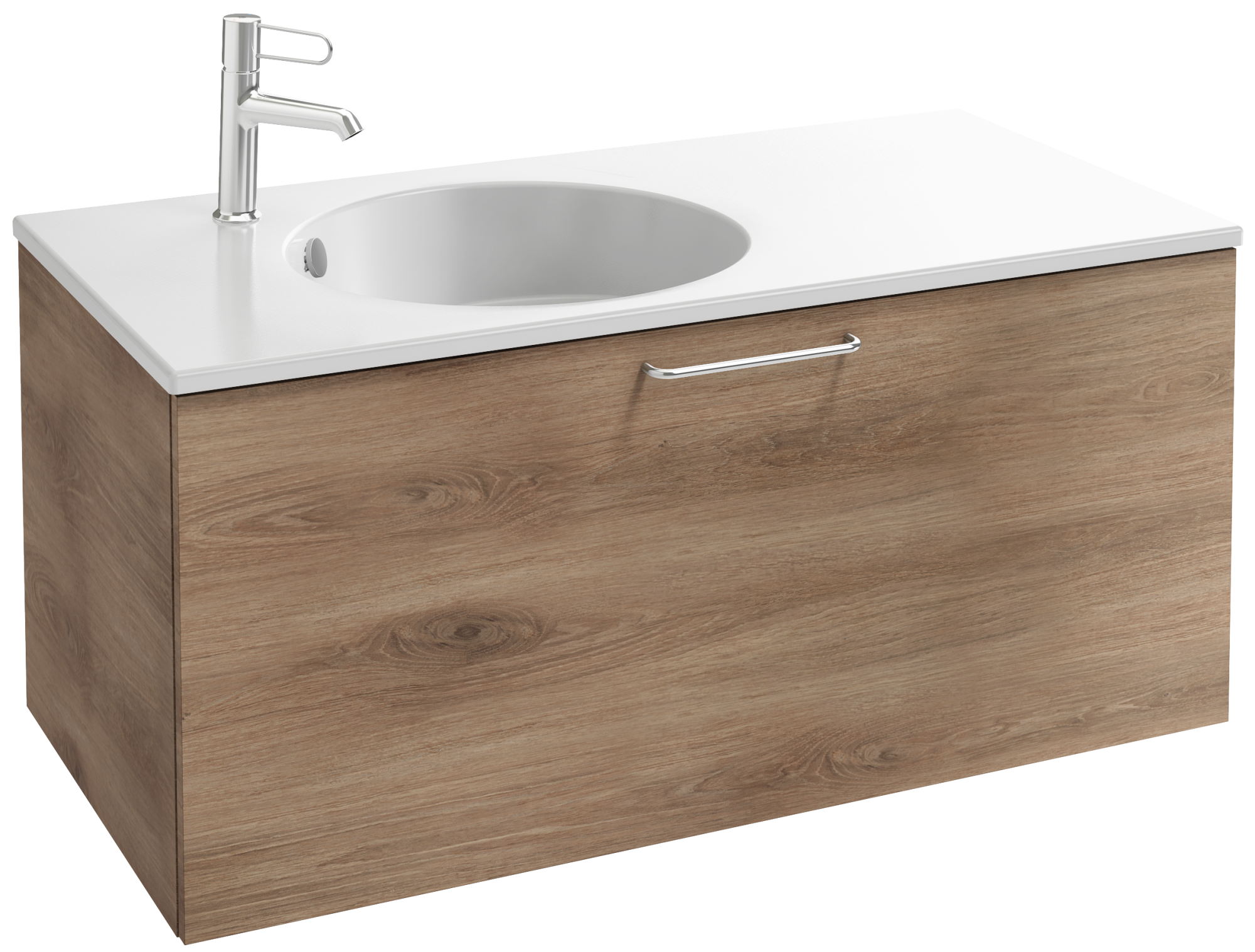 EB2514-R5-E10 Тумба под столешницу 100 см, 1 верхний ящик, хромированная ручка JACOB DELAFON ODÉON RIVE GAUCHE ODEON RIVE GAUCHE