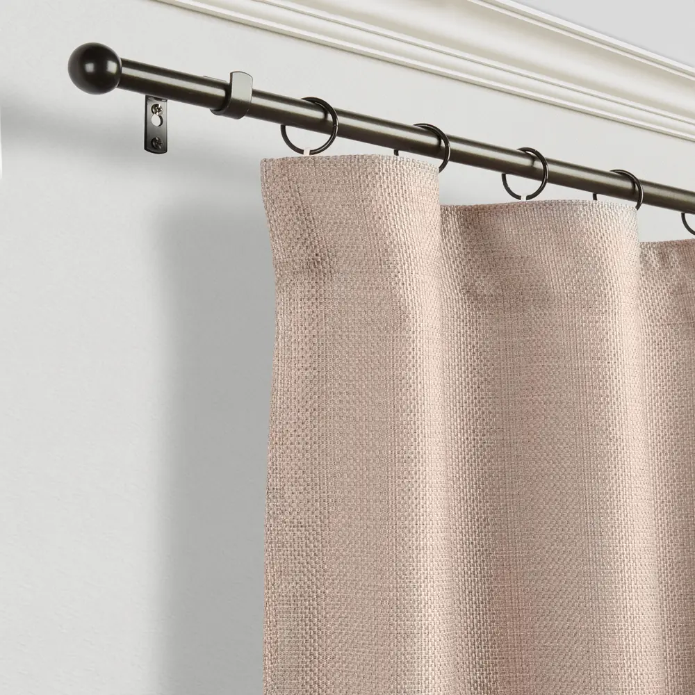 Карниз однорядный раздвижной d19/16 мм шар 160-320 см цвет шоколад ORBIS STLM-2179176 - Вид №5