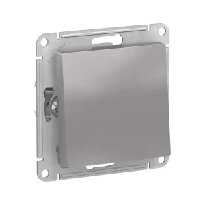 91586287 Переключатель встраиваемый Systeme electric AtlasDesign 246989 1 клавиша цвет алюминий STLM-1393138