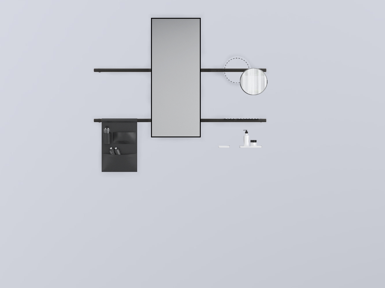 SWSTRE-RO+SWSPR-NM+SWSPI-NM+SWM10-BI+SWM20-BI+SWSCR-NE . прямоугольный дерево cielo Siwa Ceramica Cielo