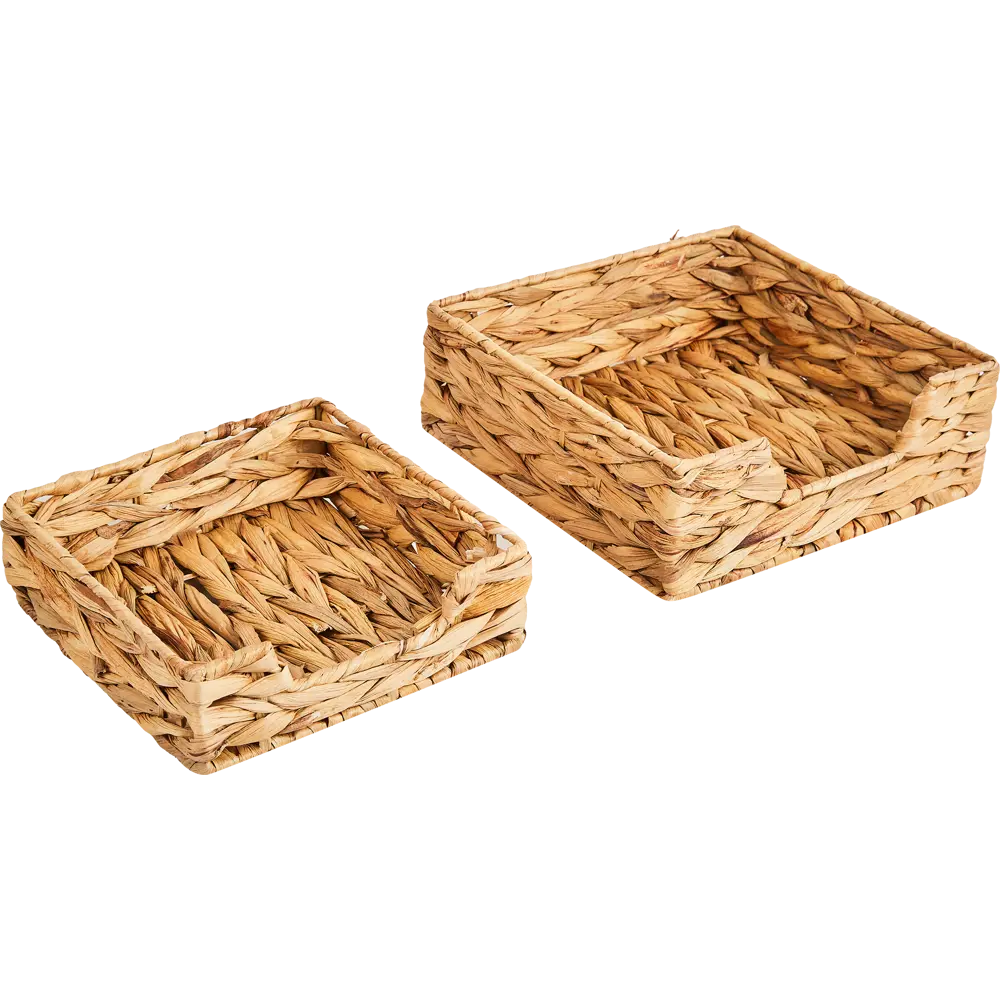 SPACEO Корзина из водяного гиацинта для элегантного хранения мелочей 89344354 Kub STLM-1074128