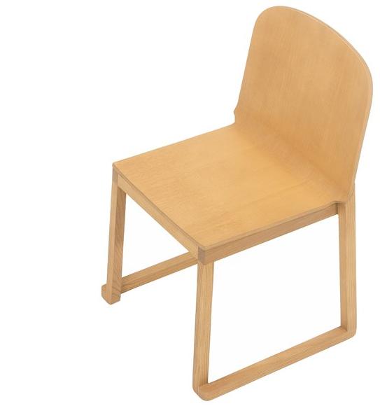 Anesis Штабелируемый стул на салазках из массива дерева  A90  - Вид №2