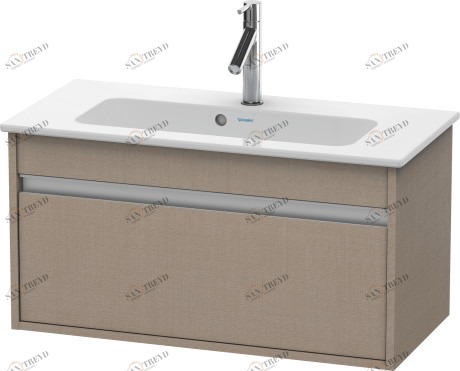 KT642307575 Ketho Тумбочка подвесная компакт Лен, декор Duravit