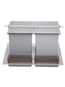 Система сортировки мусора Omega Top 600/31 Metallic Grey NAVAKO