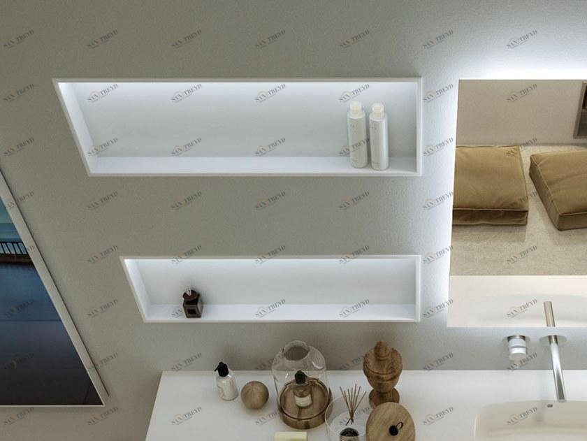 MOMA Design Полка для ванной из твердой поверхности sun-id-1480716