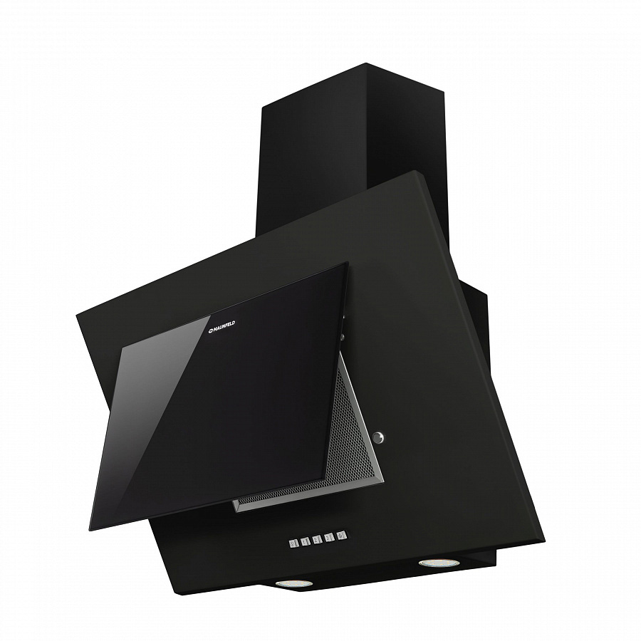 TOWER C 50 BLACK Вытяжка tower c 50 чёрный/черное стекло/ • тип: настенная• цвет: черная• управление: кнопочное• ширина, мм: 500• полная потребляемая мощность, вт: 160• количество скоростей: 3• максимальная производительность, м3/ч: 650• диаметр воздухово Santreyd  - Вид №2
