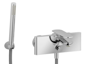 Настенный смеситель для ванны с ручным душем
