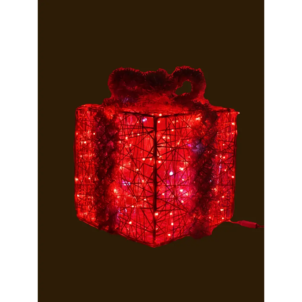 Электрическая светящиеся фигура Подарок 300 LED 150x150x150 см теплый белый свет 86164004 STLM-2016422 AJURIO  - Вид №6