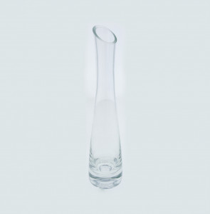 2914 Заготовка для декорирования Ваза "Розовая" стекло d 5 см х 26 см Эвис