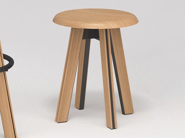 Деревянный низкий стул Vela Arredamenti Жан ARCH-00112935