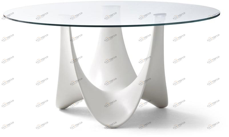 Roberti Круглый садовый стол из стекловолокна Coral reef sun-id-1421239