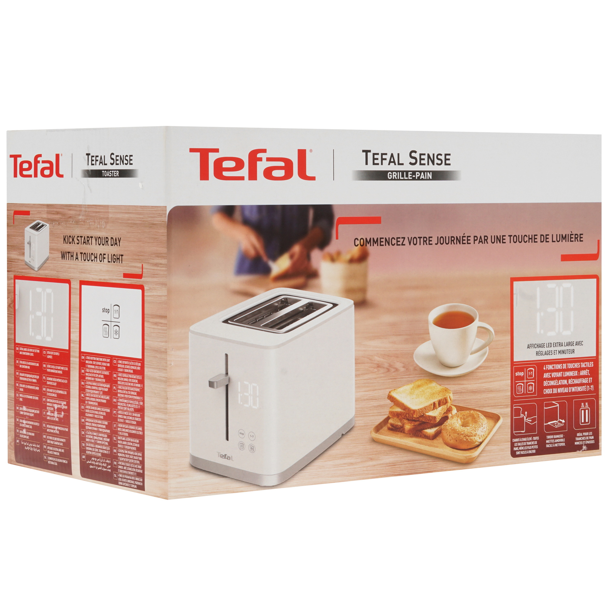 5495948 Тостер Tefal Sense TT693110 белый STDN-0008129 - Вид №14