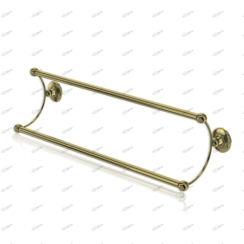 Двойной полотенцедержатель [A17 GOL] GOLD Burlington A17 GOL 660 x 144 x 171
