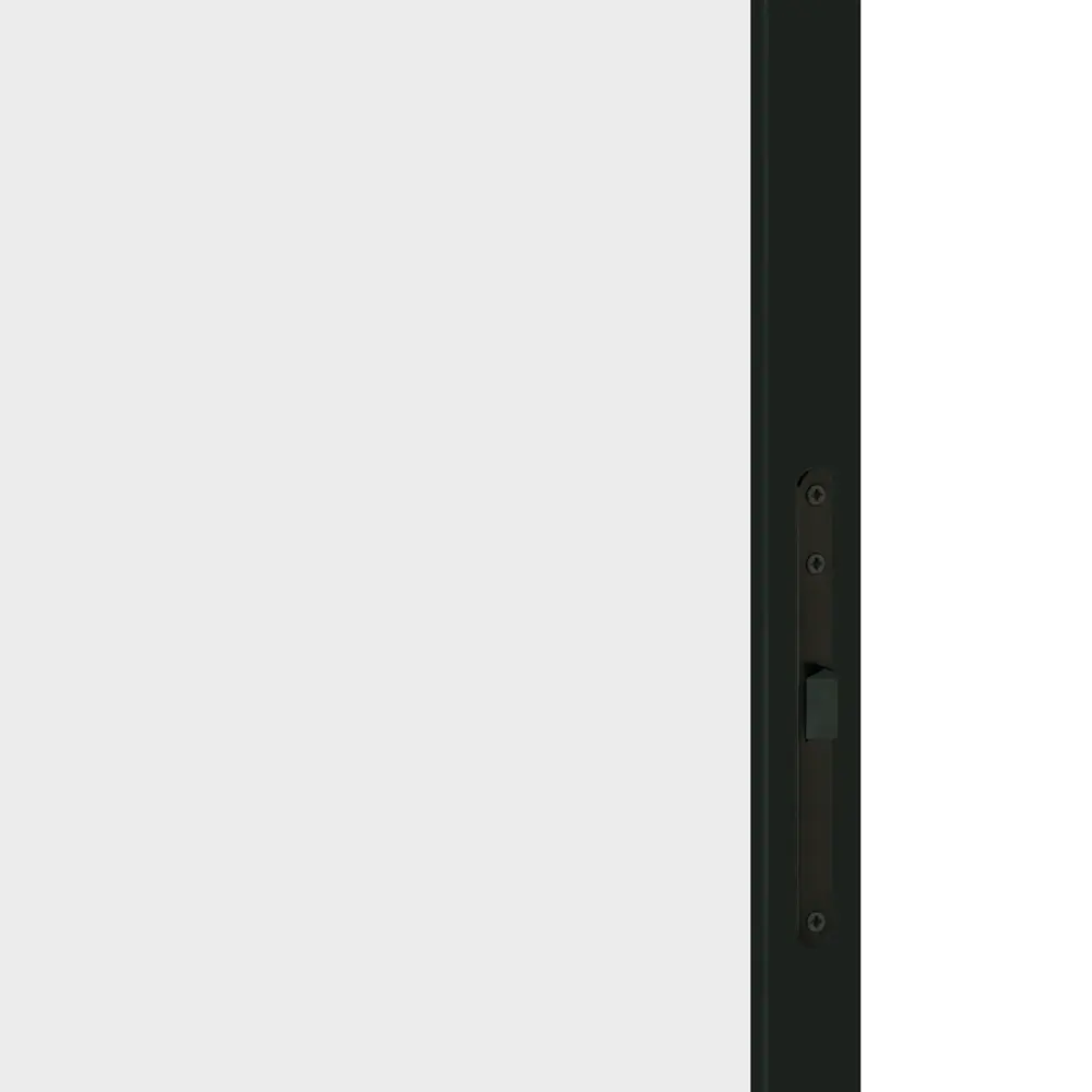 Дверь межкомнатная глухая Invisible 90x220 см цвет белый с замком черная кромка правая 89433724 STLM-2083161 VELLDORIS  - Вид №1