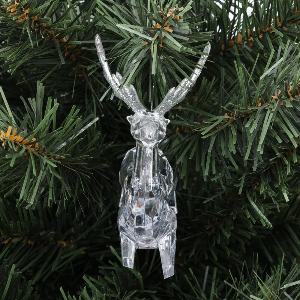 85129535 Украшение елочное «Олень лежит» акрил 9 см STLM-0954035 Santreyd  - Вид №3