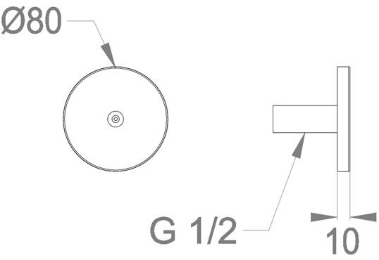 Fir Italia Встроенный боковой душ Shower complements 1470052 - Вид №1