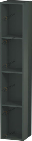 LC120503838 Элемент полки (вертикальный) L-Cube #LC1205 180 x 180 мм Доломитово-серый глянцевый лак Duravit