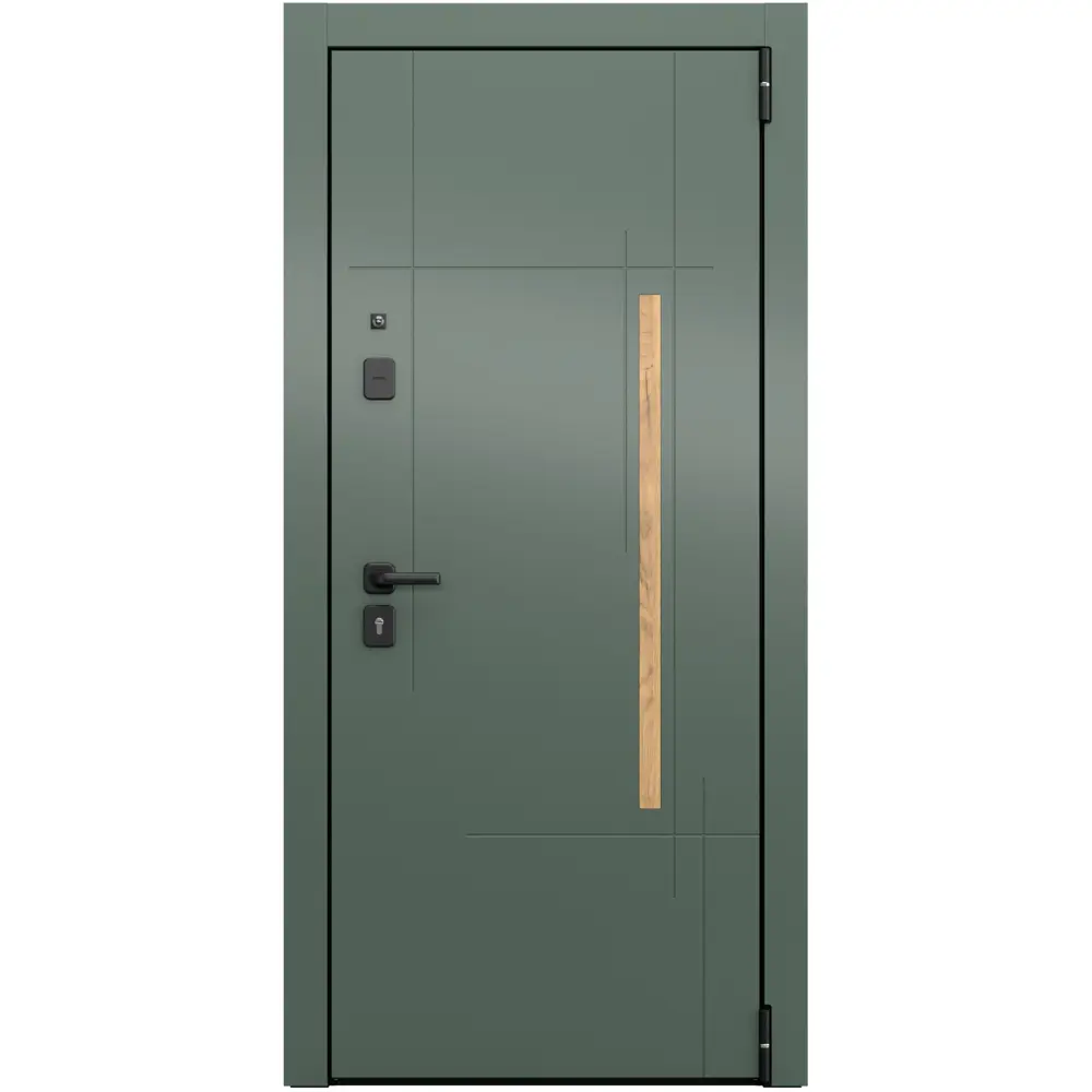 Дверь входная металлическая Грин Классик 95x205 см правая шелк грейдж TOREX STLM-2029210 - Вид №1