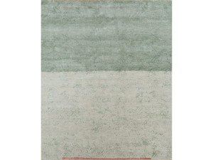 Прямоугольный шерстяной ковер ручной работы