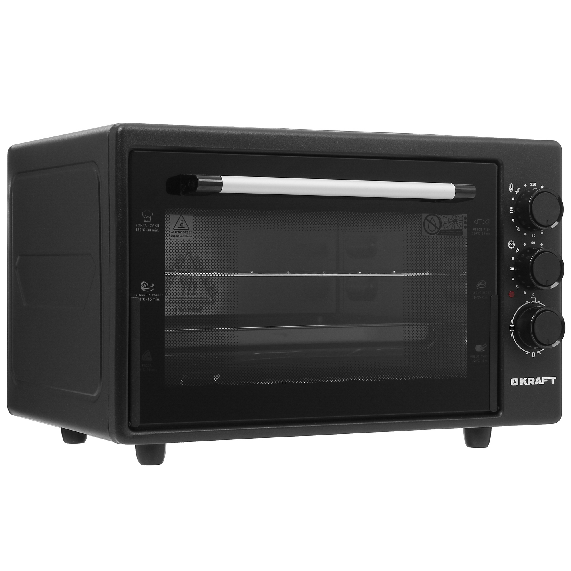 5333038 Мини-печь Kraft KF-MO 3200 BL черный STDN-0016522 - Вид №1