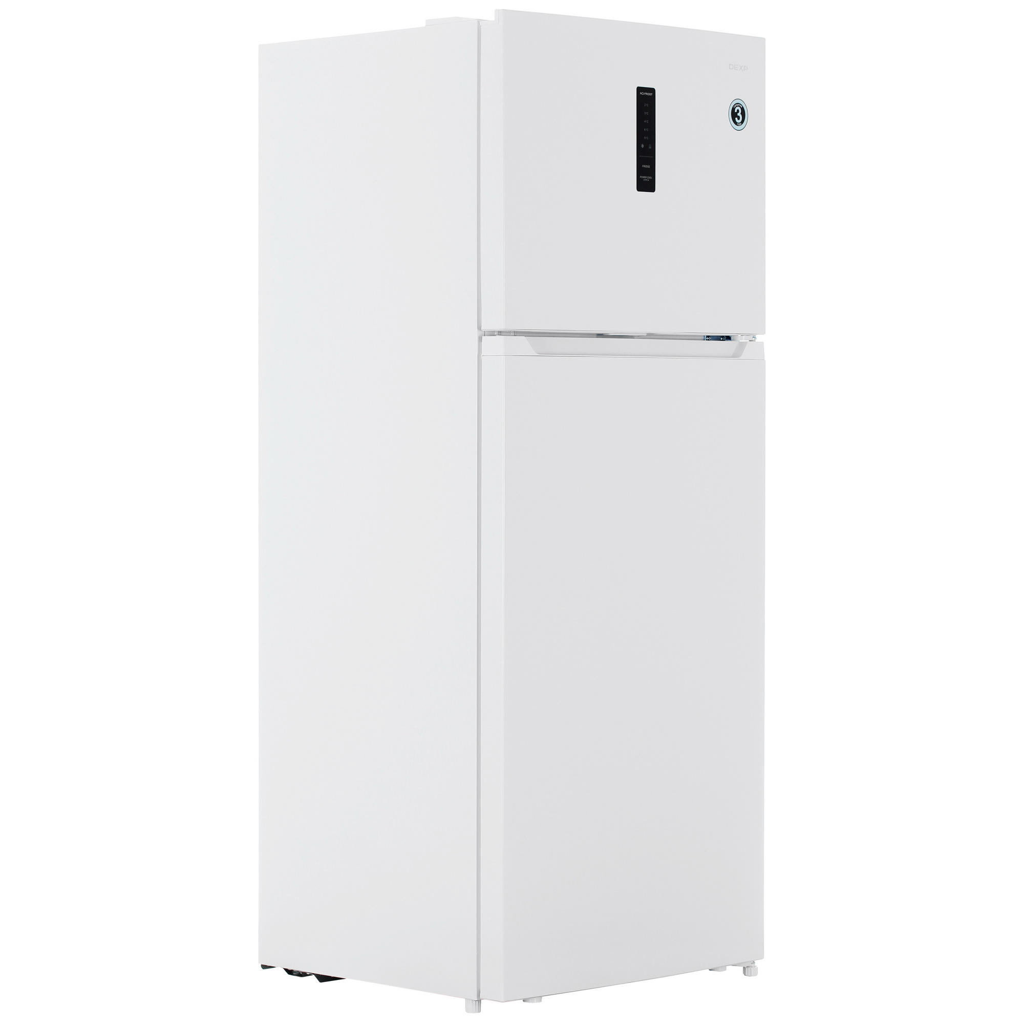 9256860 Холодильник с морозильником   DEXP T4-43AHA белый STDN-0130848