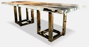 MORADA Прямоугольный деревянный обеденный стол Petra