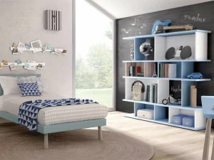 Zalf Самонесущий лакированный книжный шкаф Domino