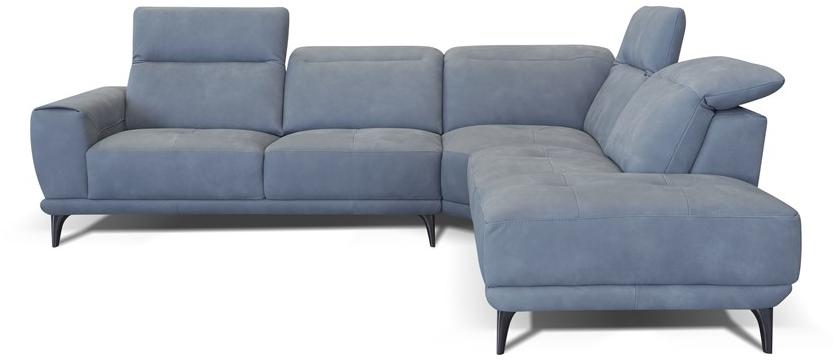 Rossini Sofas Угловой кожаный диван с подголовником sun-id-1402771 - Вид №5
