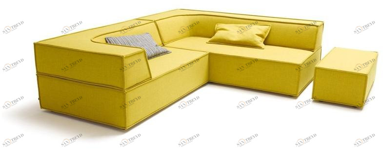 COR Модульный угловой диван из ткани Trio sun-id-1445732