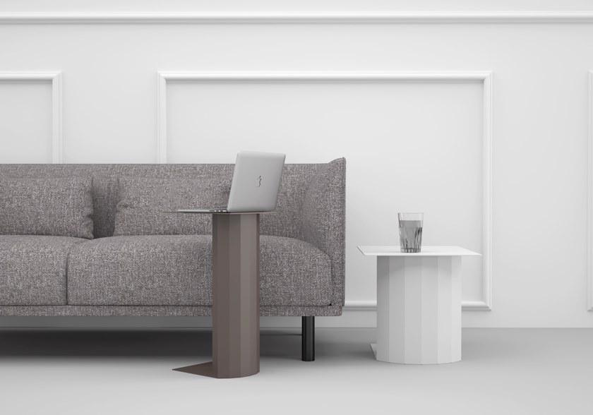 Grado Design Низкий журнальный столик из лакированной стали Doric Dor-tb-02 - Вид №1