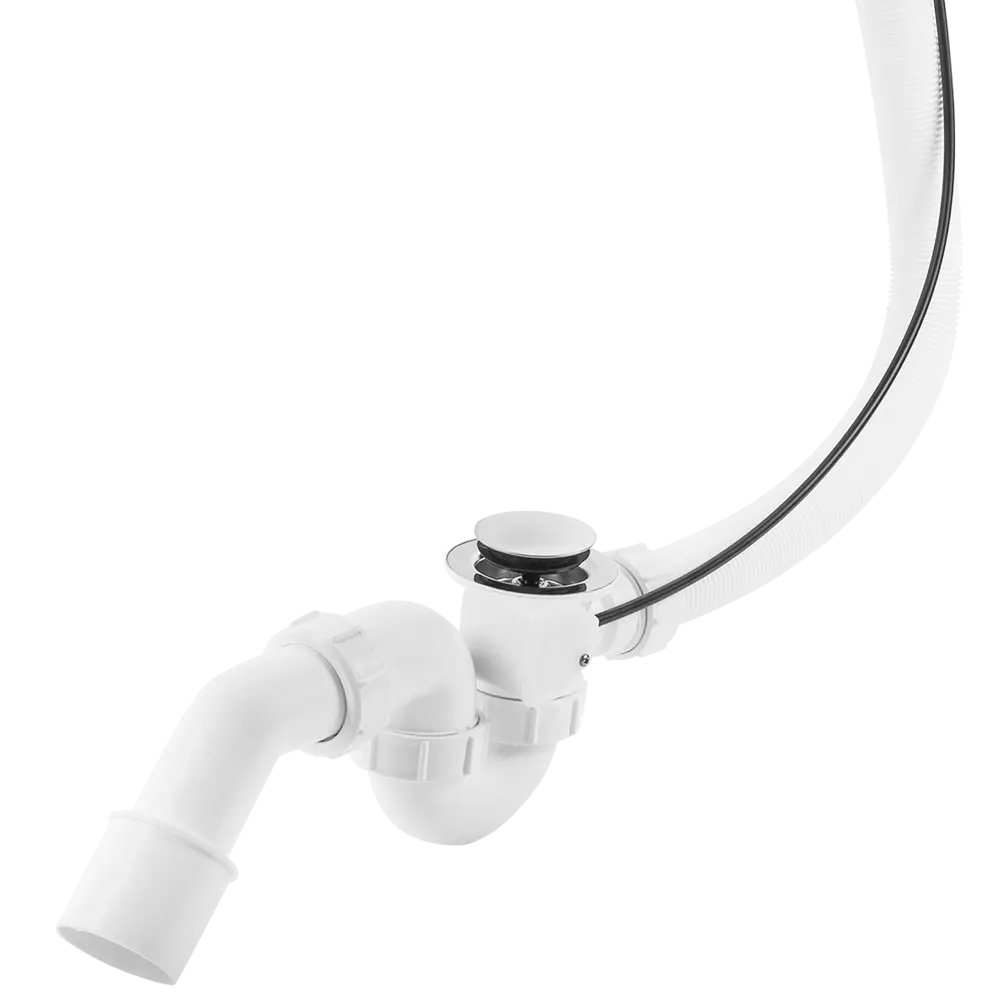 Сифон McAlpine для ванны с поворотной пробкой и гидрозатвором 82422799 STLM-0027094 - Вид №1