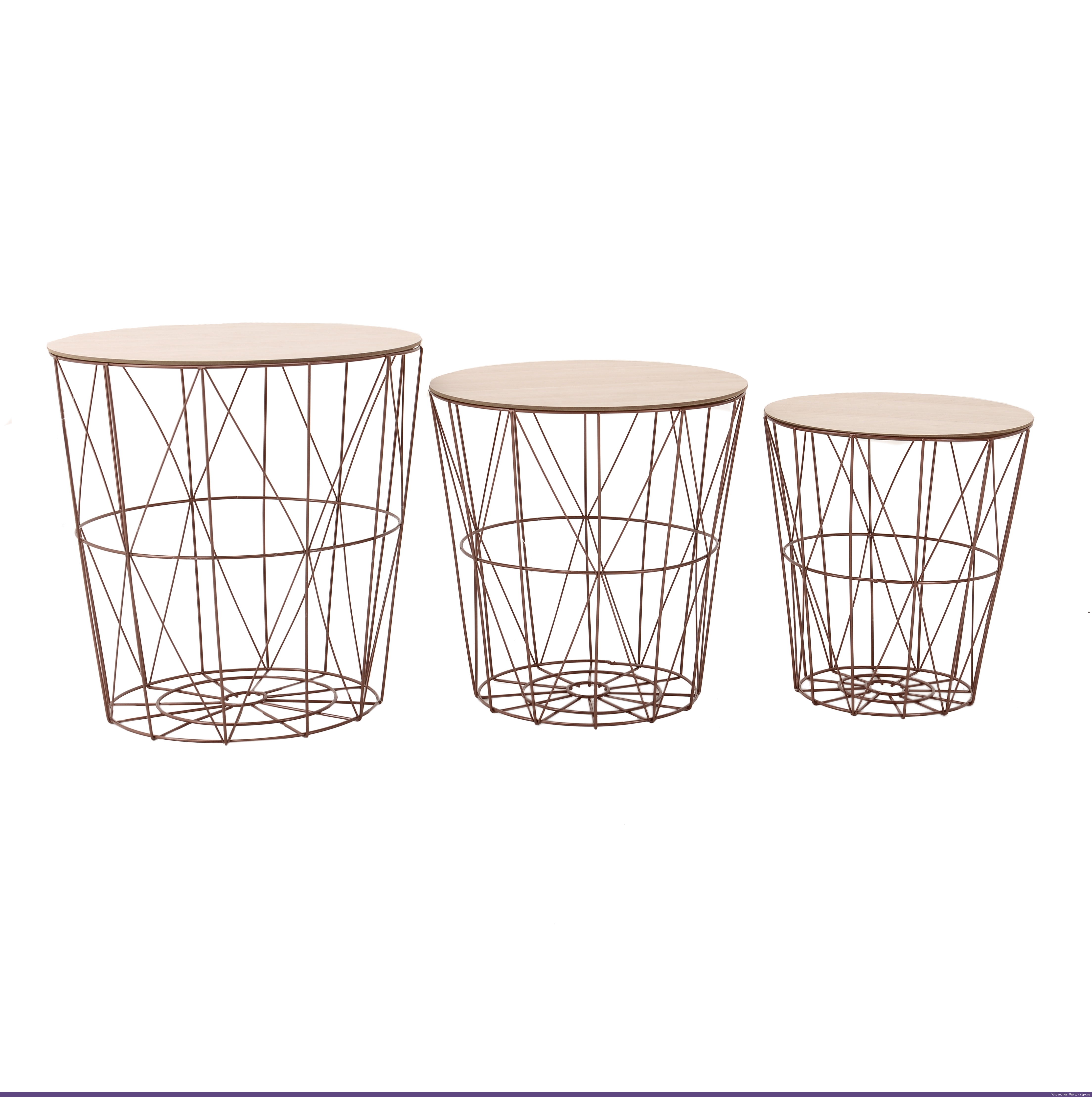 3850574.0004 Стол-корзина, набор из 3х TO4ROOMS  - Вид №1