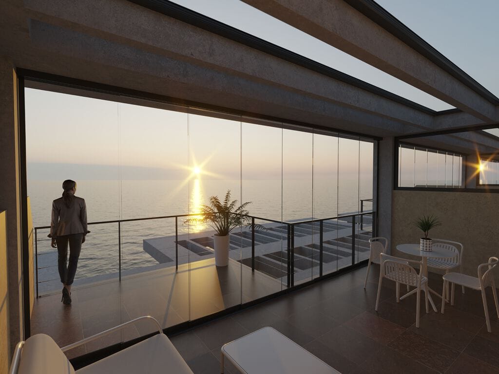 Раздвижные окна Gaviota ZOE ARCH-00013129