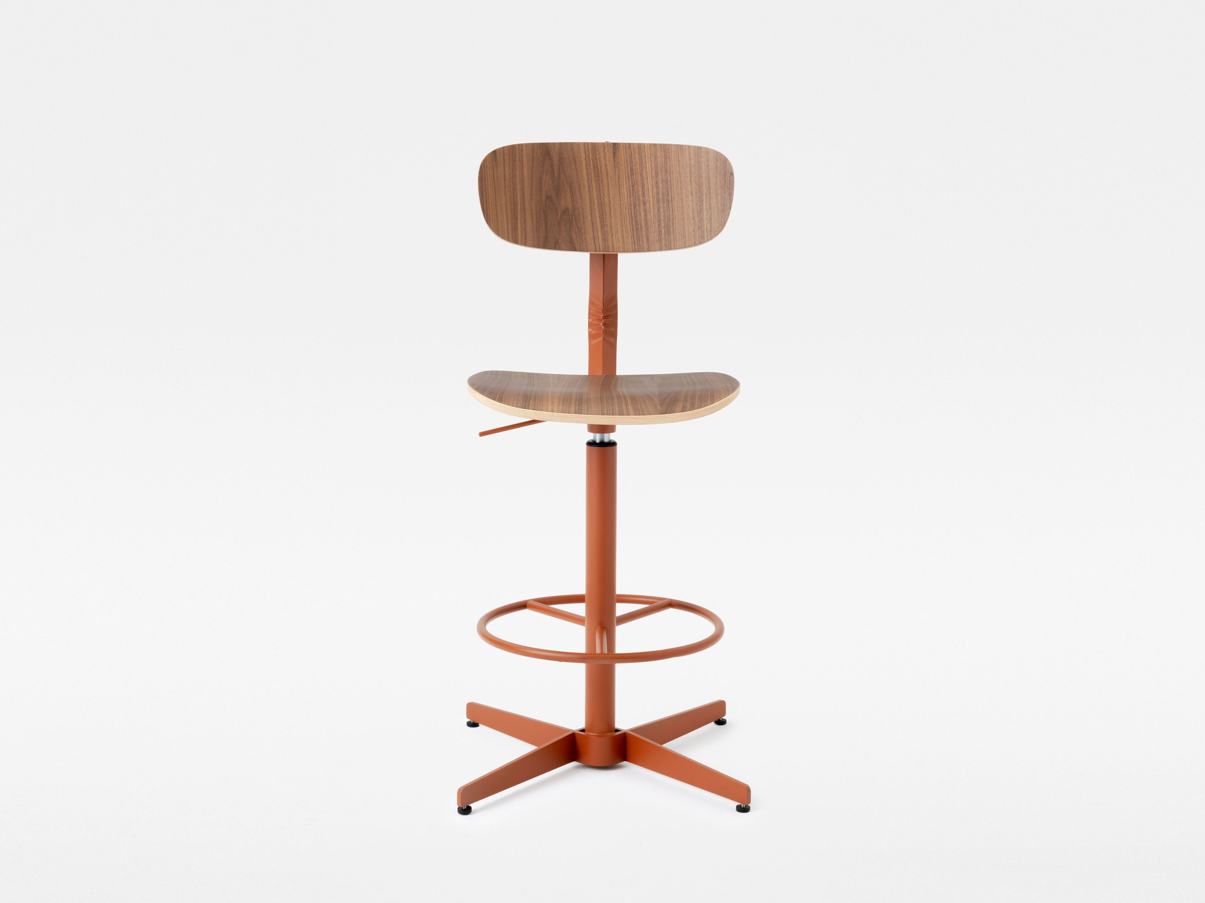 4-спицевый деревянный офисный стул с подставкой для ног Mara Typo ARCH-00016574