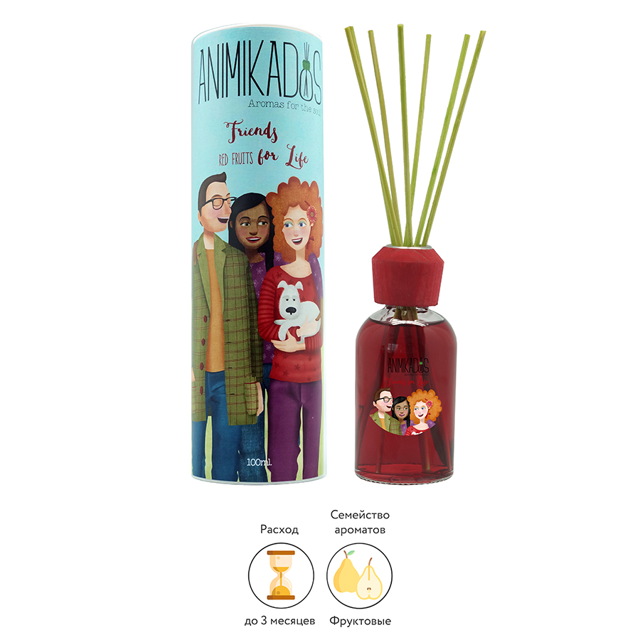 MK100ASAMGB Диффузор ароматический , animikados, friends for life, 100 мл Ambientair  - Вид №1