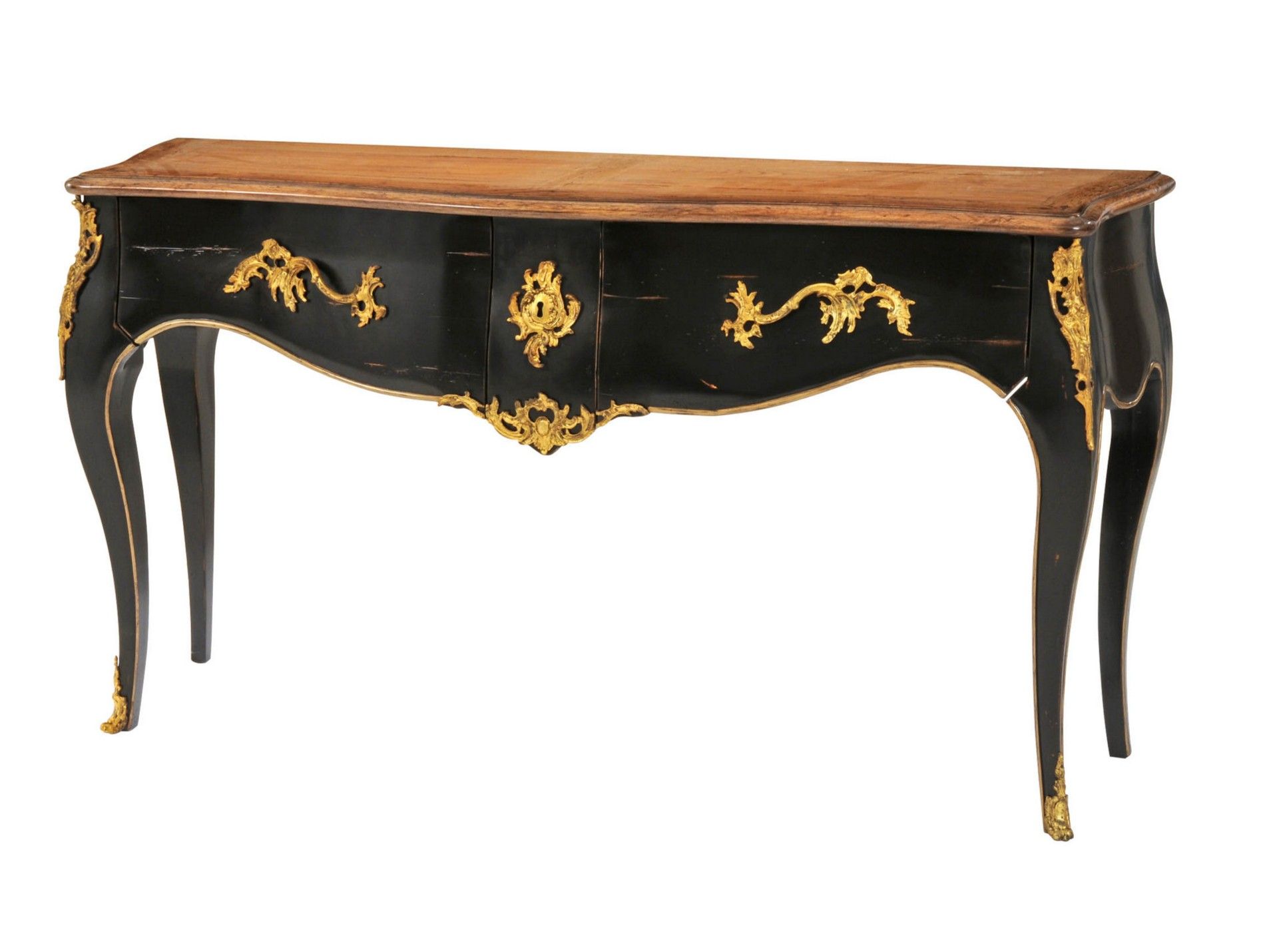 Прямоугольная Вишневая консоль с ящиками ROCHE BOBOIS VOLUTES ARCH-00089813 - Вид №1