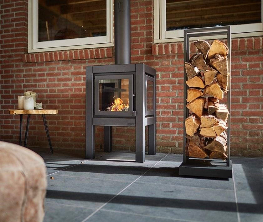 RB73 Отдельностоящий уличный дровяной камин из стали Corten ™ Quaruba sun-id-1508926 - Вид №4