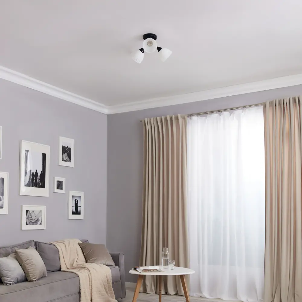 КЛЮЧНИК Вьюнок - потолочный светильник в стиле неоклассика 82827693 STLM-0036623 - Вид №9