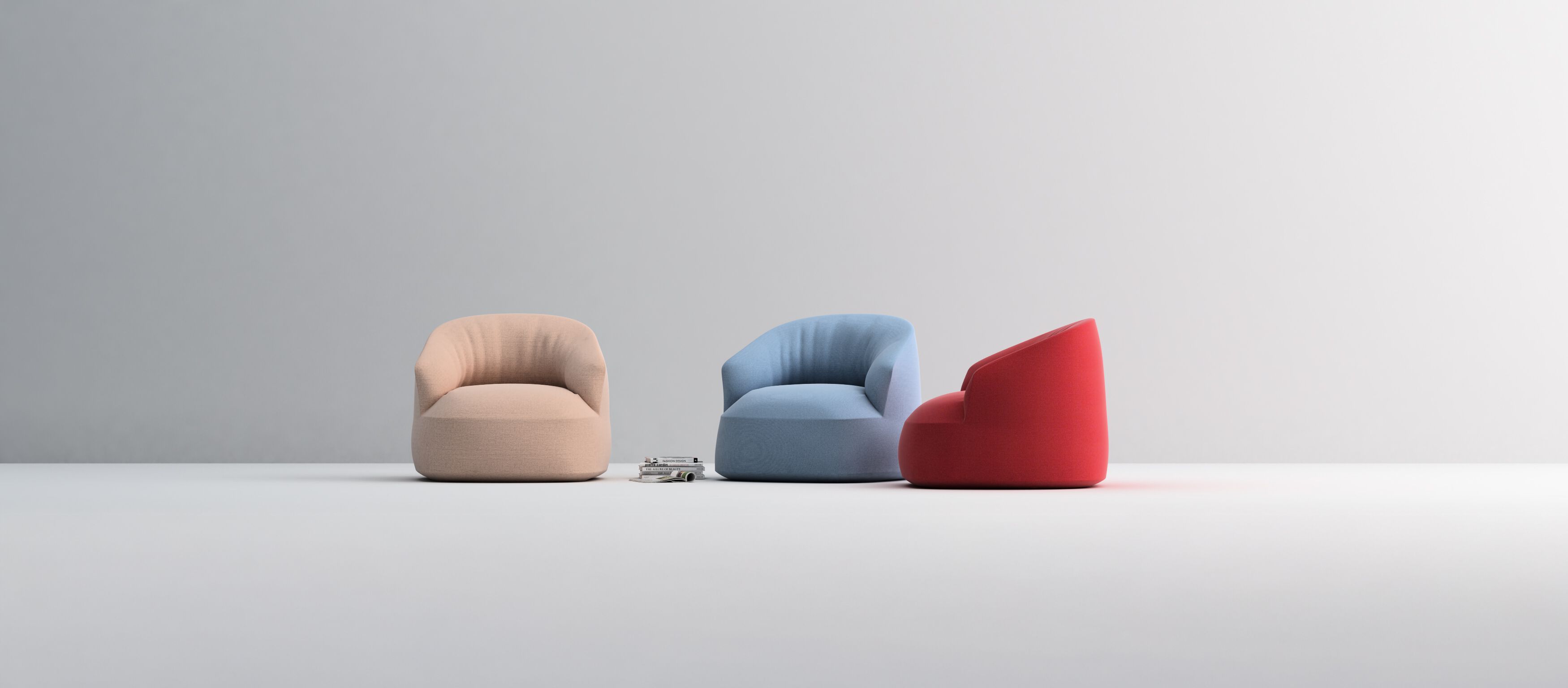 Вращающееся кресло из ткани или кожи Casamania & Horm Edith ARCH-00127927 - Вид №6